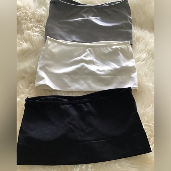 Juicy couture intimates bandeau set of 3 black white & grey removable pads EUC - Picture 7 of 7